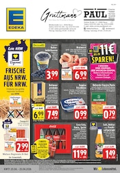 Aktueller EDEKA Prospekt mit Coca Cola, "Aktuelle Angebote", Seite 1