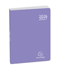 Agenda scolaire journalier Exacompta Collection Color Soft Harmony Septembre 2026 à Septembre 2027 12 x 17 cm Violet - Exacompta à 7,19 € dans le catalogue Fnac