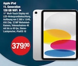 iPad 11. Generation 128 GB WiFi im V-Markt Prospekt iPad 11. Generation 128 GB WiFi von Apple im aktuellen V-Markt Prospekt fĂŒr 379,00 âŹ