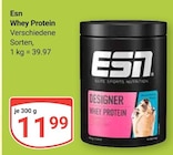 Whey Protein Angebote von ESN bei GLOBUS Salzgitter für 11,99 €