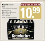 Krombacher Pils Angebote bei WEZ Hille für 10,99 €