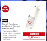 METRO Dortmund - Tischdecke, stoffähnlich, Vlies soft selection, weiß Angebot im Prospekt Tischdecke, stoffähnlich, Vlies soft selection, weiß bei METRO im Dortmund Prospekt für 38,07 €