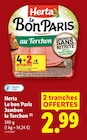 Le Bon Paris Jambon le Torchon - HERTA dans le catalogue Lidl