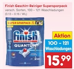 Geschirr-Reiniger Supersparpack von Finish im aktuellen Netto Marken-Discount Prospekt
