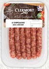 6 Chipolatas au sel de Guérande - CLERMONT en promo chez Intermarché 6 Chipolatas au sel de Guérande - CLERMONT dans le catalogue Intermarché