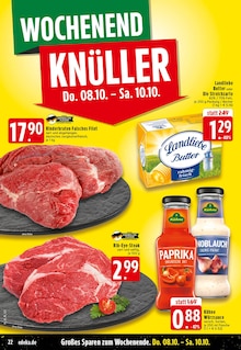 Steak im aktuellen EDEKA Prospekt (Osnabrück) Steak im EDEKA Prospekt "Aktuelle Angebote" mit 24 Seiten (Osnabrück)