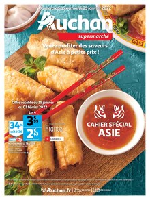 Auchan Catalogue "Venez profiter des saveurs d'Asie à petit prix !", 28 pages, Achères, 19/01/2022 - 25/01/2022 Auchan Catalogue "Venez profiter des saveurs d'Asie à petit prix !", 28 pages, Achères, 19/01/2022 - 25/01/2022