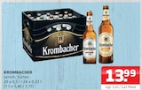 Krombacher Angebote von Krombacher bei Getränke Ellerkamp Borken für 13,99 €