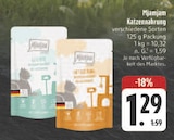 Katzennahrung im Angebot bei E center in Schweinfurt Katzennahrung Angebote von MjAMjAM bei E center Schweinfurt für 1,29 €