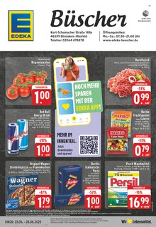 EDEKA Prospekt der Woche "Aktuelle Angebote" Seite 1, 23.06.2025 bis 28.06.2025 für Oberhausen Aktueller EDEKA Prospekt "Aktuelle Angebote" Seite 1 von 24 Seiten für Oberhausen