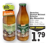 Frische Bio-Heumilch fettarm Angebote von Demeter bei E center Ludwigshafen für 1,79 €