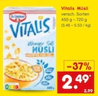 Vitalis Müsli von Dr. Oetker im aktuellen Netto Marken-Discount Prospekt für 2,49 €