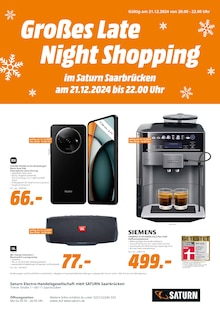 MediaMarkt Saturn Prospekt Großes Late Night Shopping mit  Seite in Heusweiler und Umgebung