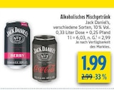 Jack Daniel's im Angebot bei diska in Coburg Jack Daniel's Angebote bei diska Coburg für 1,99 €