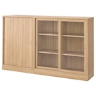 Aufbewahrung mit Schiebetüren Eichenfurnier/Klarglas von TONSTAD für 418,00 € bei IKEA im Angebot Aufbewahrung mit Schiebetüren Eichenfurnier/Klarglas von TONSTAD im aktuellen IKEA Prospekt