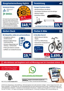 Fisch im aktuellen AUTOPLUS Prospekt (Wolfsburg) Fisch im AUTOPLUS Prospekt "Vor-Saison-Aktion bis 12.10." mit 12 Seiten (Wolfsburg)
