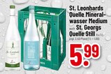 Trinkgut Crailsheim - St. Leonhards Quelle Mineralwasser Medium auch St. Georgs Quelle Still Angebot im Prospekt St. Leonhards Quelle Mineralwasser Medium auch St. Georgs Quelle Still bei Trinkgut im Crailsheim Prospekt für 5,99 €