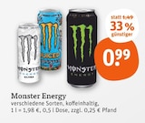 Aktuelle Energydrink Angebote bei tegut in Fulda Aktuelles Monster Energy Ultra Angebot bei tegut in Fulda ab 0,99 €