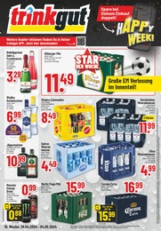 Aktueller Trinkgut Getränkemärkte Prospekt für Everswinkel: Aktuelle Angebote mit 6} Seiten, 29.04.2024 - 04.05.2024