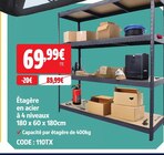 Étagère en acier à 4 niveaux à Screwfix dans Quesnoy-sur-Deûle Étagère en acier à 4 niveaux à Screwfix dans Quesnoy-sur-Deûle