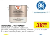 Wandfarbe „Feine Farben“ im Angebot bei toom Baumarkt in Bensheim Wandfarbe „Feine Farben“ Angebote von Alpina bei toom Baumarkt Bensheim für 36,99 €