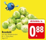 Rosenkohl im EDEKA Prospekt Rosenkohl von im aktuellen EDEKA Prospekt für 0,88 €