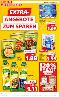 Aktueller Kaufland Prospekt "EXTRA-ANGEBOTE" Seite 2 von 8 Seiten für Heinsberg