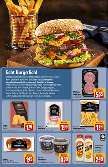 Hamburger im REWE Prospekt "Dein Markt" mit 38 Seiten (Offenbach (Main))