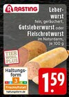 Leberwurst im Angebot bei EDEKA in Hagen Leberwurst Angebote von Rasting bei EDEKA Hagen für 1,59 €