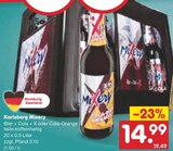 Bier + Cola + X oder Cola-Orange Angebote von Karlsberg Mixery bei Netto Marken-Discount Worms für 14,99 €