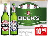 Beck's versch. Sorten im Angebot bei E center in Offenburg Beck's versch. Sorten Angebote von Beck's bei E center Offenburg für 10,99 €