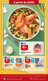 Promo Crevettes cuites dans le catalogue Aldi du moment à la page 10