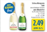Sekt im Angebot bei diska in Amberg Sekt Angebote von Schloss Königstein bei diska Amberg für 2,49 €