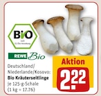 Bio Kräuterseitlinge im Angebot bei REWE in Bornheim Bio Kräuterseitlinge Angebote von REWE Bio bei REWE Bornheim für 2,22 €