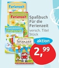 Spaßbuch Für die Ferienzeit für 2,99 € bei budni im Angebot Spaßbuch Für die Ferienzeit im aktuellen budni Prospekt