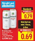 Pils Angebote von Krombacher bei E center Hennigsdorf für 0,69 €