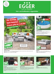 Couch im EGGER Fachmarkt Prospekt in Landshut Aktueller EGGER Fachmarkt Prospekt mit Couch, "Der Sommer kann kommen", Seite 1