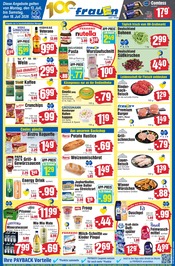 Frischemarkt Frauen Supermarkt Prospekt der aktuellen Woche mit 1 Seite, gültig von 13.07.2026 bis 18.07.2026, in Nortorf und Umgebung Aktueller Frischemarkt Frauen Supermarkt Prospekt in Nortorf und Umgebung, "Top Angebote" mit 1 Seite, 13.07.2026 - 18.07.2026