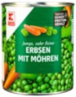 Junge Erbsen mit Möhrchen im Kaufland Prospekt zum Preis von 1,29 €