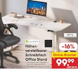 Höhenverstellbarer Schreibtisch Office Stand im Angebot bei Netto Marken-Discount in Esslingen Höhenverstellbarer Schreibtisch Office Stand Angebote von Juskys bei Netto Marken-Discount Esslingen für 99,99 €