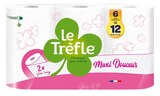 Papier hygiénique - LE TRÈFLE à 4,80 € dans le catalogue Carrefour