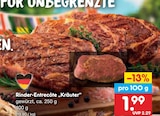 Aktuelles Rinder-Entrecôte Kräuter Angebot bei Netto Marken-Discount in Chemnitz ab 1,99 €