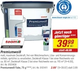 Premiumweiß im Angebot bei toom Baumarkt in Bensheim Premiumweiß Angebote von toom bei toom Baumarkt Bensheim für 2,99 €