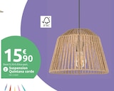 Mr.Bricolage Paris - Promo Suspension Quintana corde Promo Suspension Quintana corde à 15,90 € dans le catalogue Mr.Bricolage à Paris