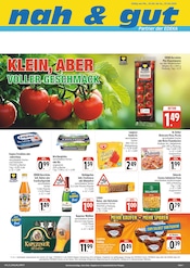 Aktueller nah und gut Prospekt mit Saft, "Wir lieben Lebensmittel!", Seite 1