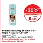 Coloration spray châtain clair magic retouch - L'OREAL - Monoprix République Coloration spray châtain clair magic retouch - L'OREAL à 9,03 € dans le catalogue Monoprix République