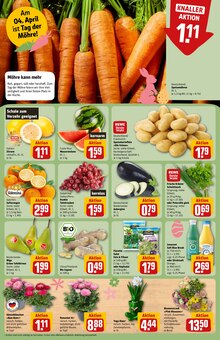 Gemüse im REWE Prospekt "Dein Markt" mit 34 Seiten (Darmstadt)