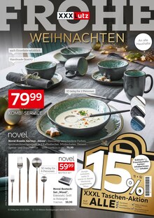 Tafel-Set im XXXLutz Möbelhäuser Prospekt "FROHE WEIHNACHTEN" mit 16 Seiten (Nürnberg)