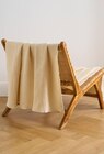 Plaid coton rayé uni 100% coton en promo chez Monoprix Vitry Vitry-sur-Seine à 19,99 €