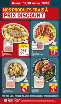 Promotion Potée dans le prospectus Aldi, valable du 14/10/2025 au 20/10/2025 Promo Potée dans le catalogue Aldi du moment à la page 4